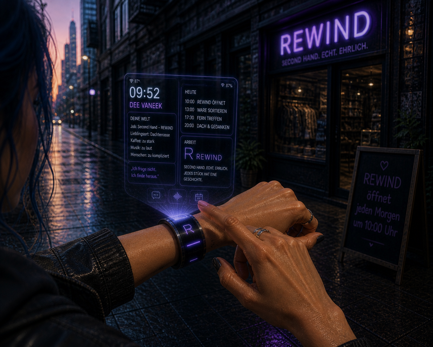 Holocast am Handgelenk